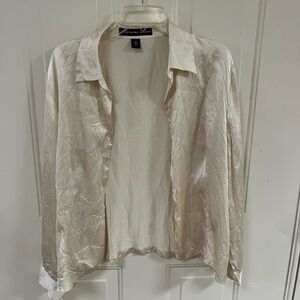 Silk Button-Up Shirt